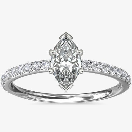 marquise-cut Engagement Rings